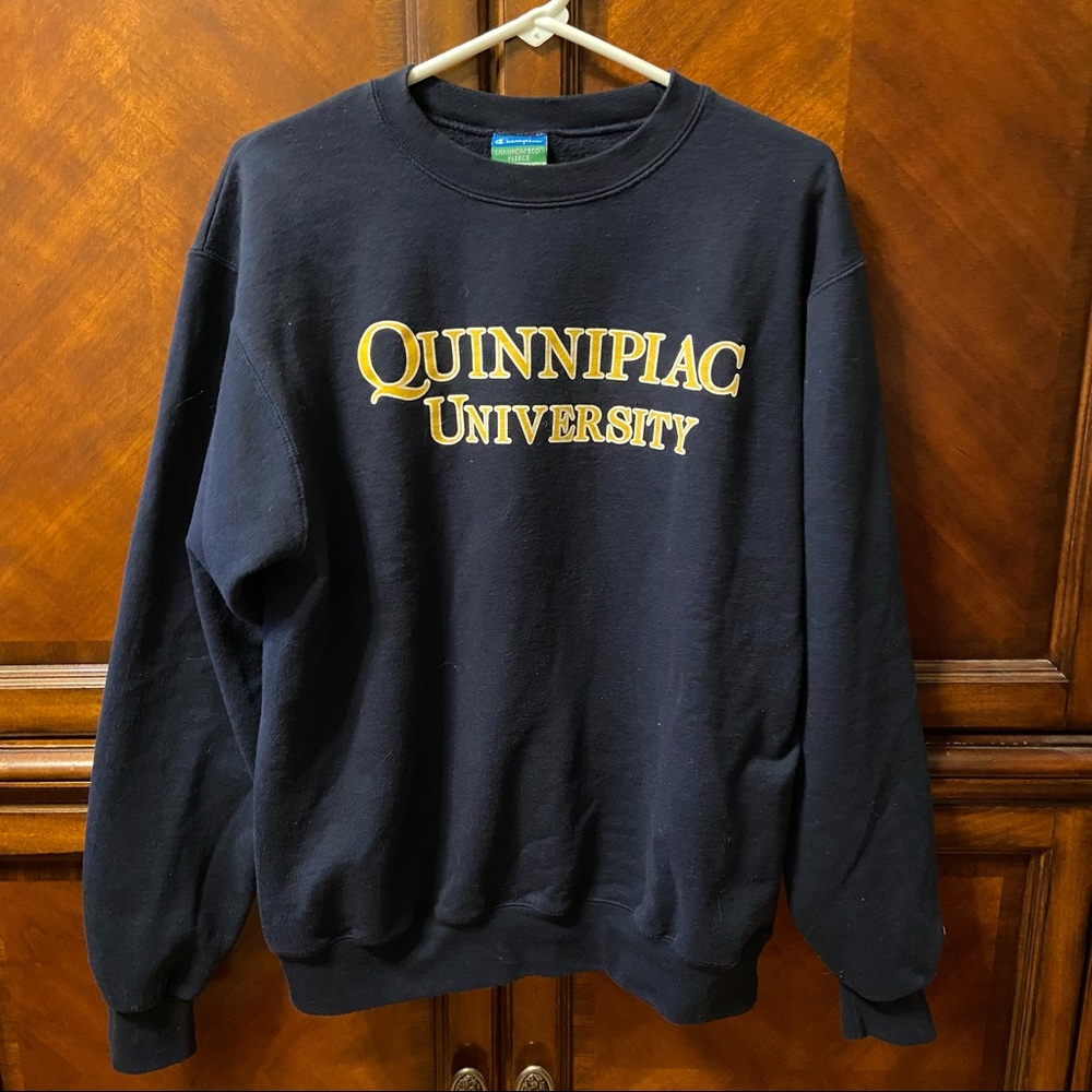Quinnipiac crew neck- champion